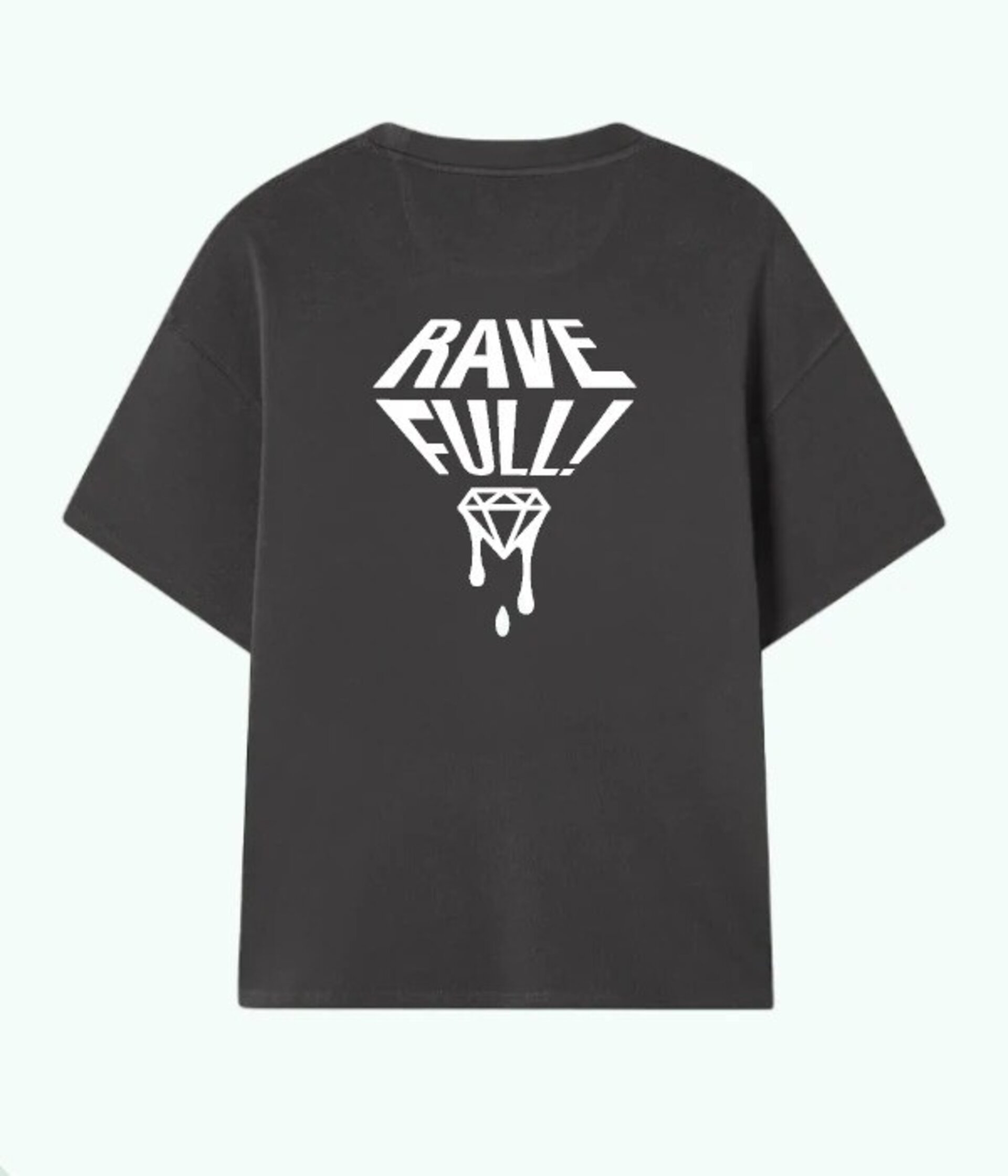 GREY DIAMOND OVERSIZED T-SHIRT - 2